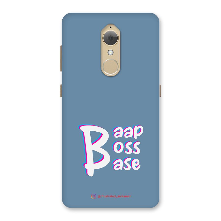 Baap Boss Base SteelBlue Back Case for Lenovo K8