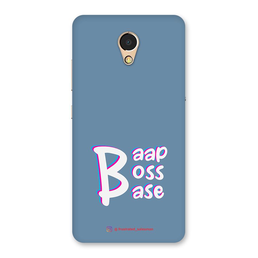 Baap Boss Base SteelBlue Back Case for Lenovo P2