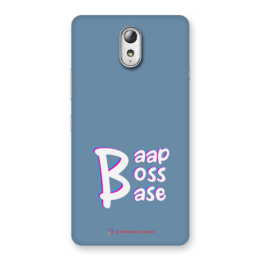Baap Boss Base SteelBlue Back Case for Lenovo Vibe P1M