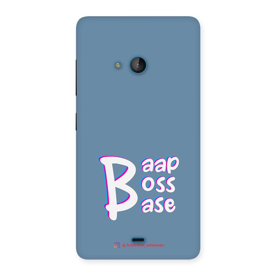 Baap Boss Base SteelBlue Back Case for Lumia 540