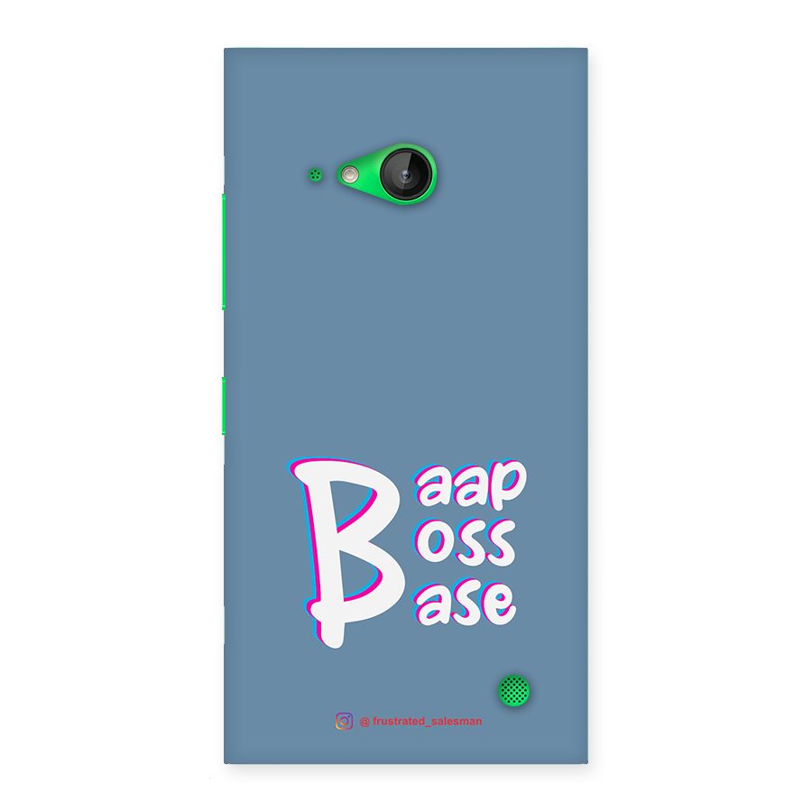 Baap Boss Base SteelBlue Back Case for Lumia 730