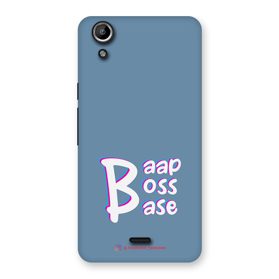 Baap Boss Base SteelBlue Back Case for Micromax Canvas Selfie Lens Q345