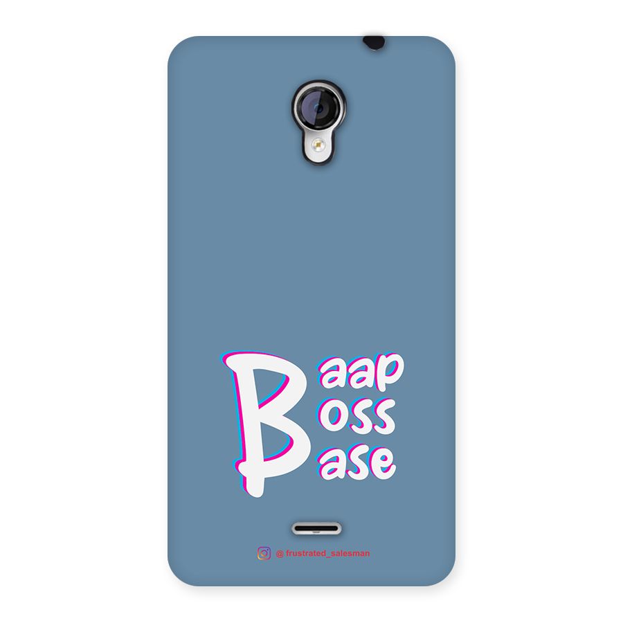 Baap Boss Base SteelBlue Back Case for Micromax Unite 2 A106