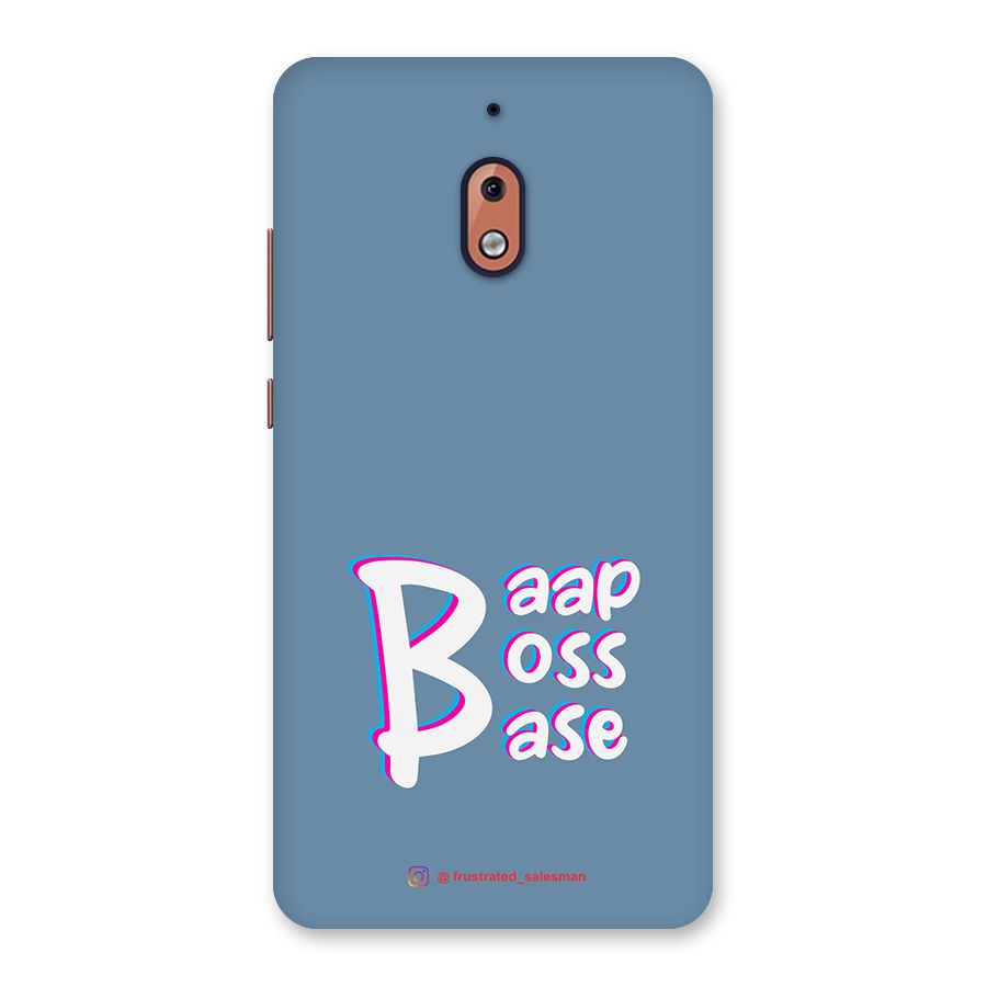 Baap Boss Base SteelBlue Back Case for Nokia 2.1
