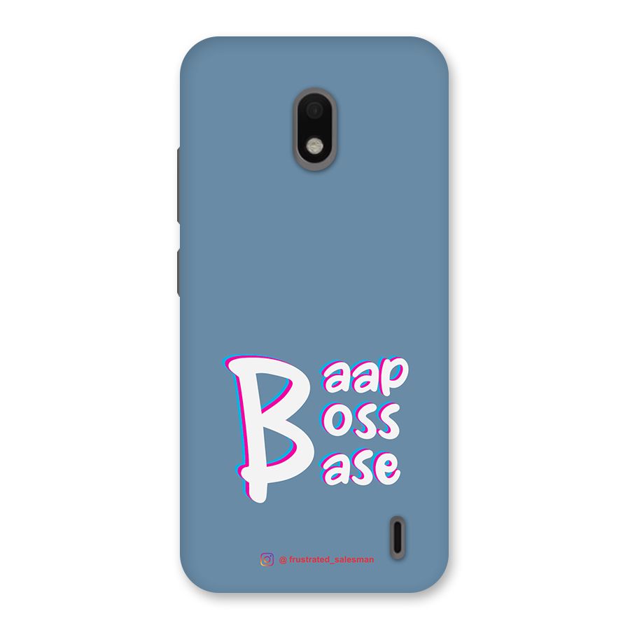 Baap Boss Base SteelBlue Back Case for Nokia 2.2