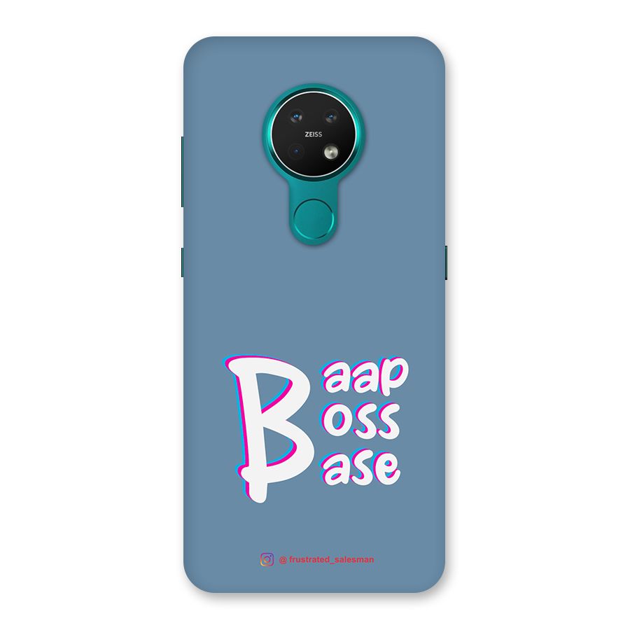 Baap Boss Base SteelBlue Back Case for Nokia 7.2