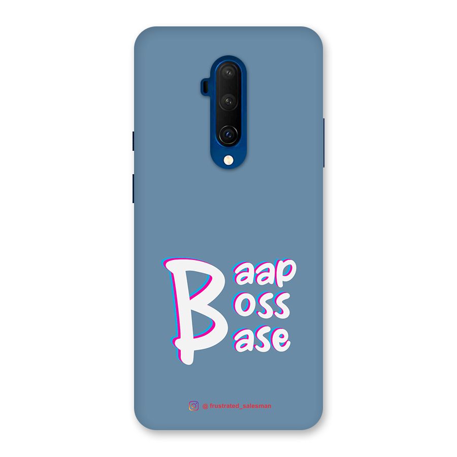 Baap Boss Base SteelBlue Back Case for OnePlus 7T Pro