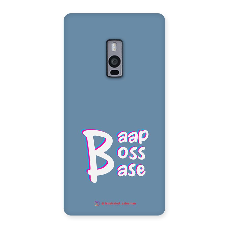 Baap Boss Base SteelBlue Back Case for OnePlus Two