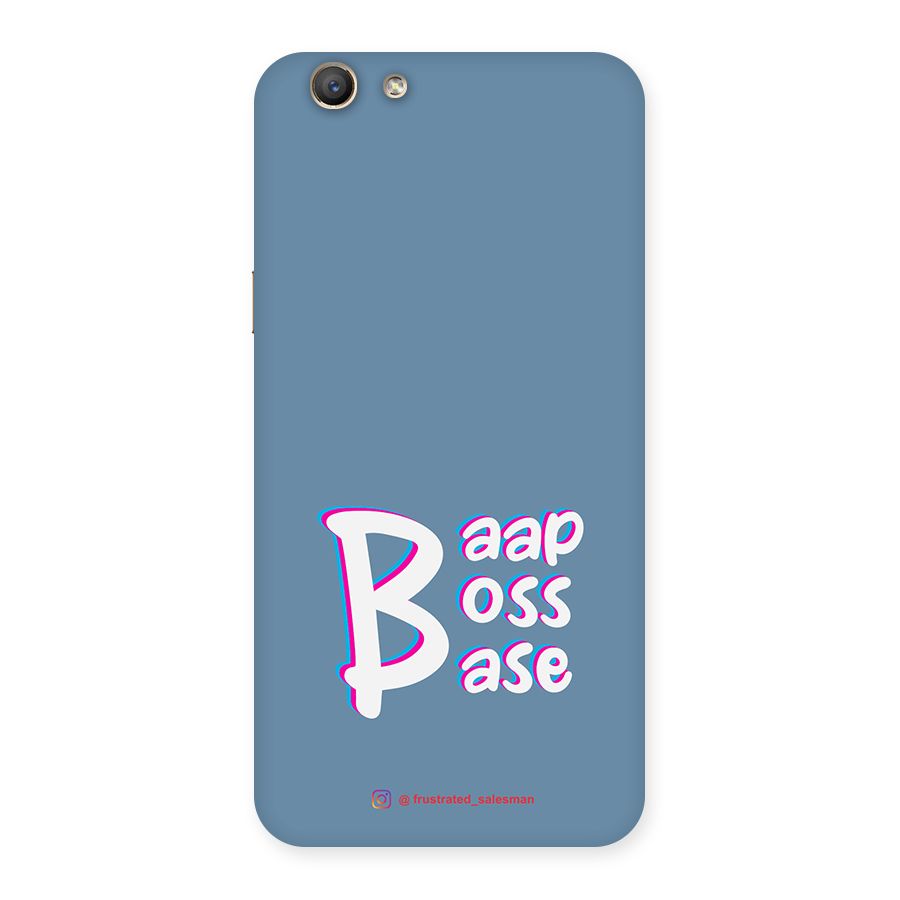 Baap Boss Base SteelBlue Back Case for Oppo A59
