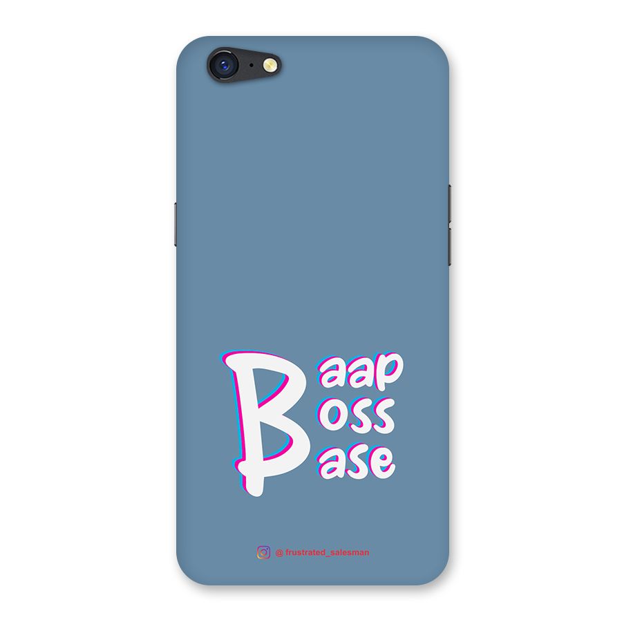 Baap Boss Base SteelBlue Back Case for Oppo A71