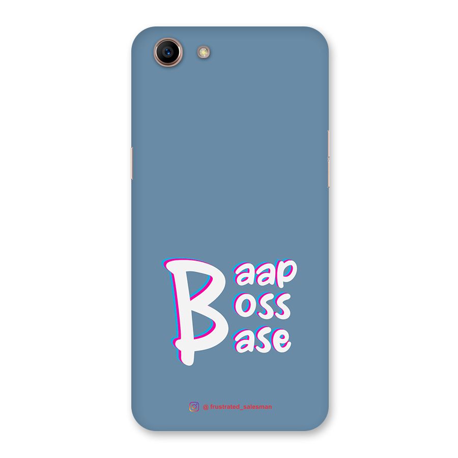 Baap Boss Base SteelBlue Back Case for Oppo A83 (2018)