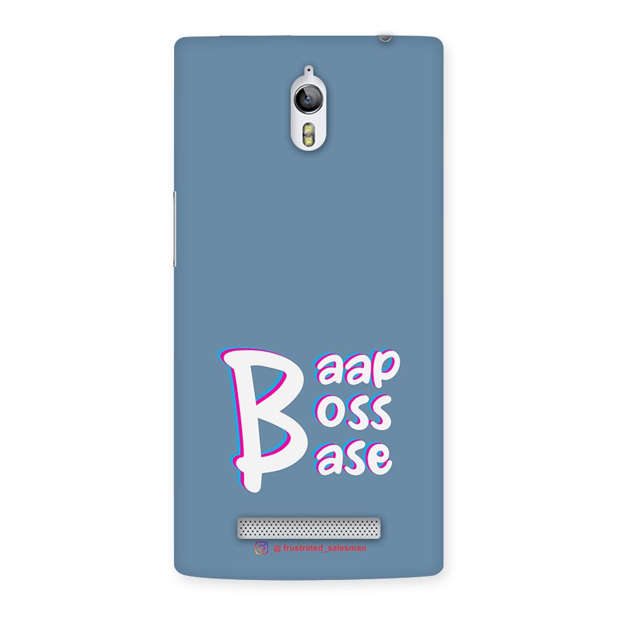 Baap Boss Base SteelBlue Back Case for Oppo Find 7