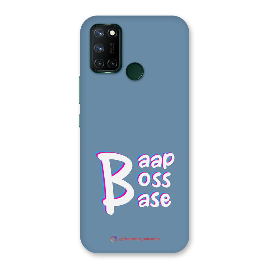 Baap Boss Base SteelBlue Back Case for Realme 7i