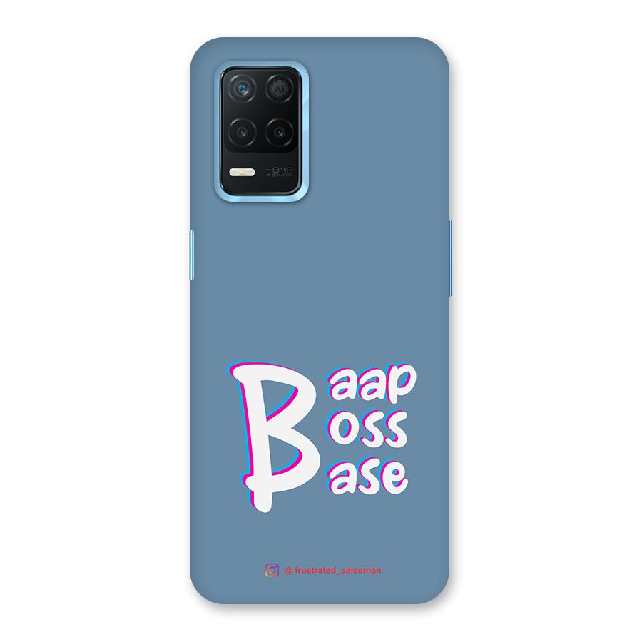 Baap Boss Base SteelBlue Back Case for Realme 8 5G