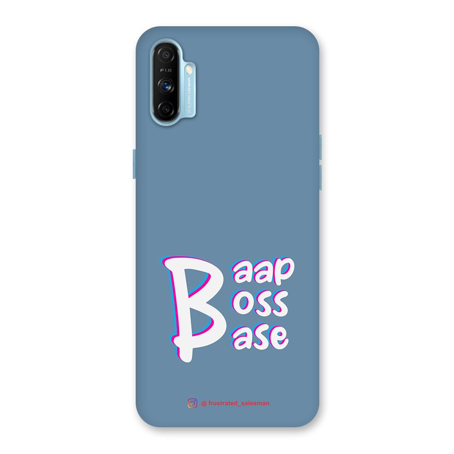 Baap Boss Base SteelBlue Back Case for Realme Narzo 20A