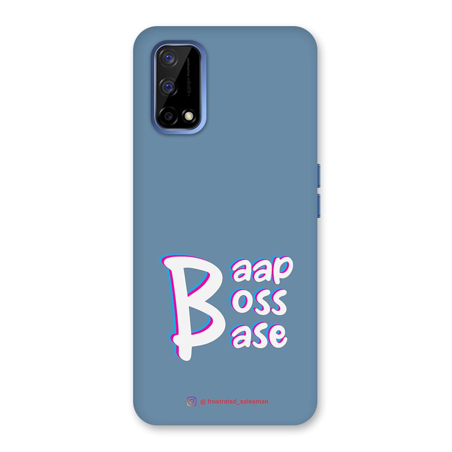Baap Boss Base SteelBlue Back Case for Realme Narzo 30 Pro