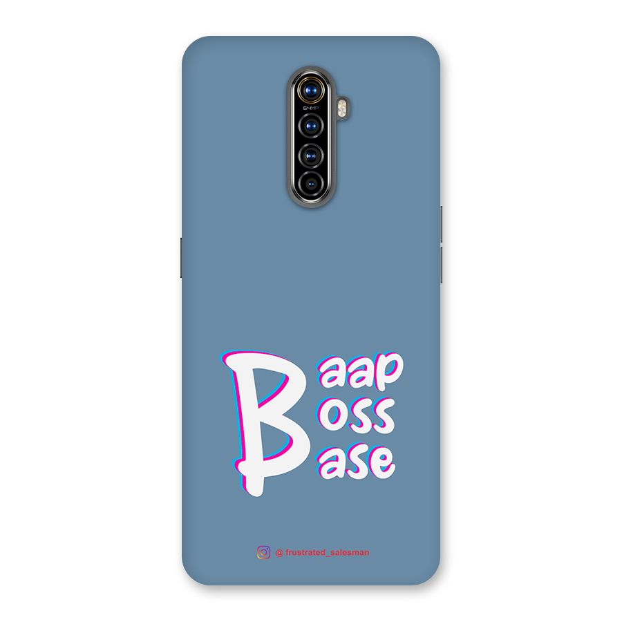 Baap Boss Base SteelBlue Back Case for Realme X2 Pro