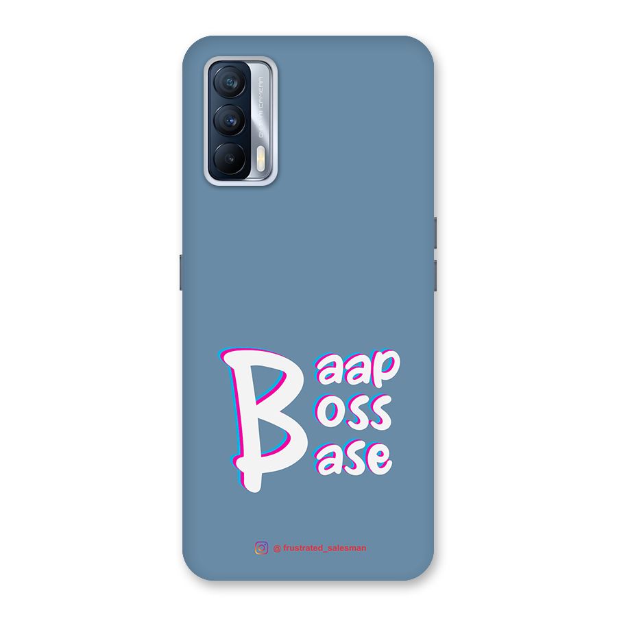 Baap Boss Base SteelBlue Back Case for Realme X7