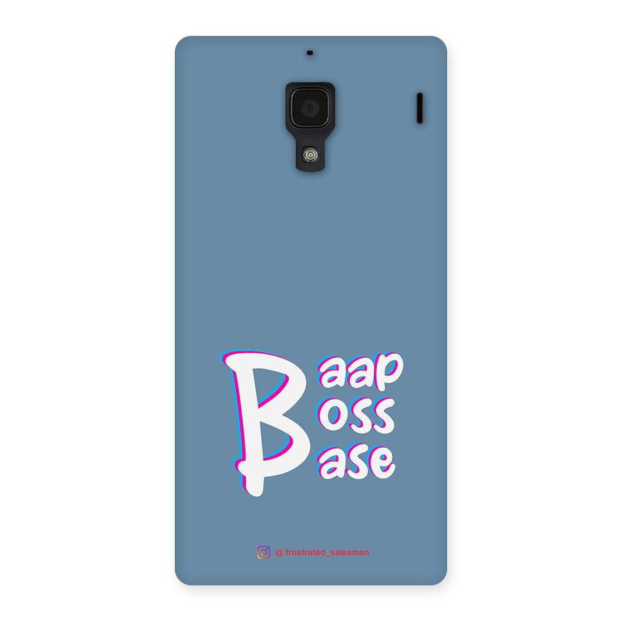 Baap Boss Base SteelBlue Back Case for Redmi 1S