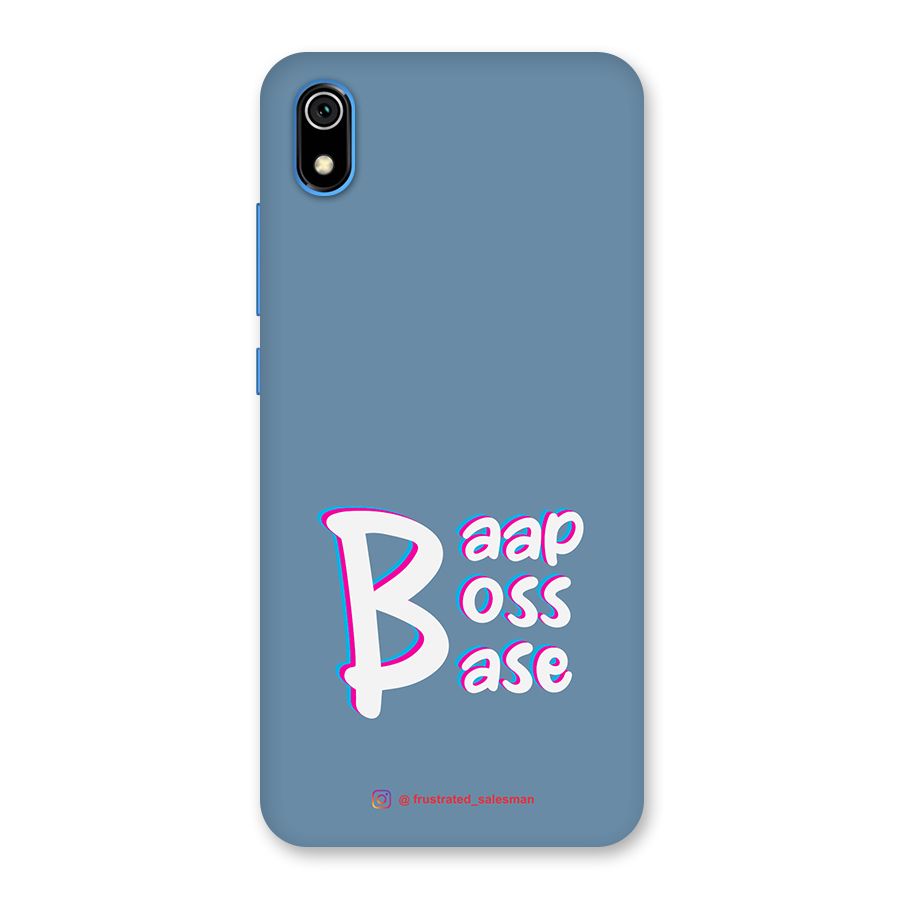 Baap Boss Base SteelBlue Back Case for Redmi 7A