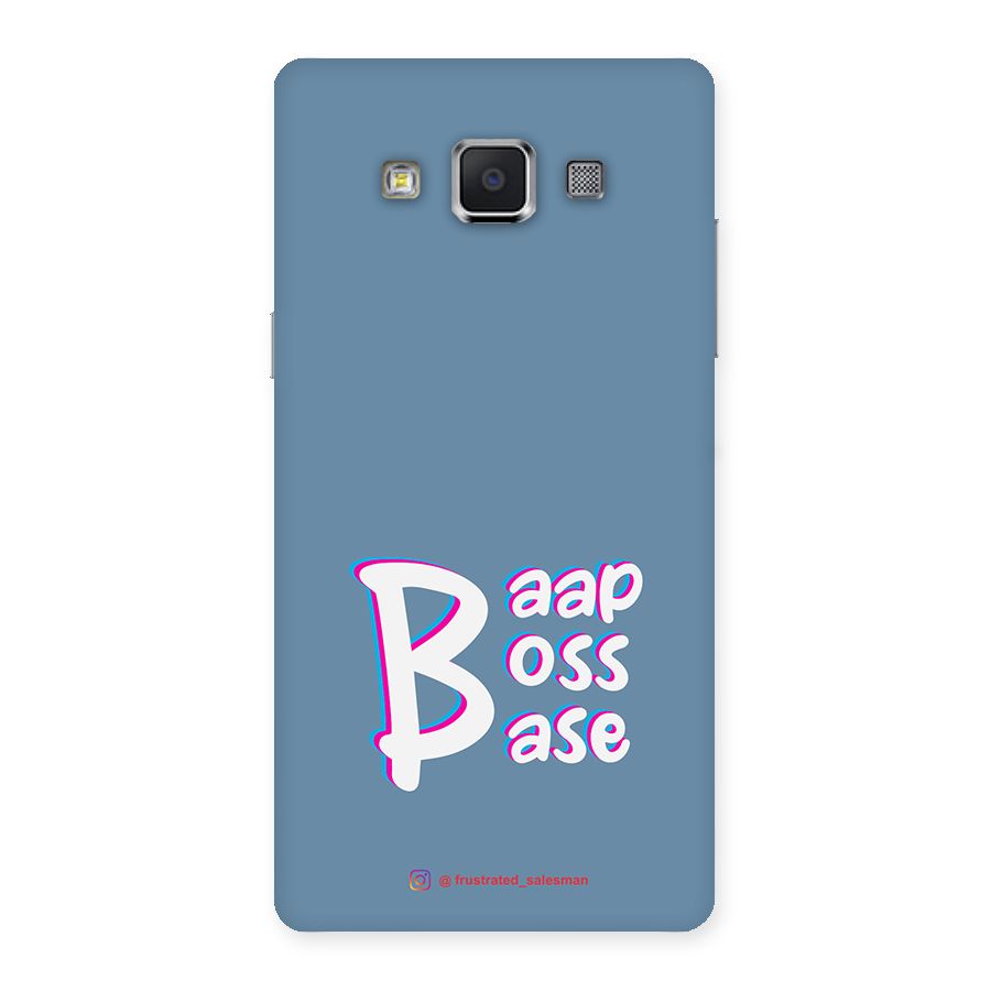 Baap Boss Base SteelBlue Back Case for Samsung Galaxy A5