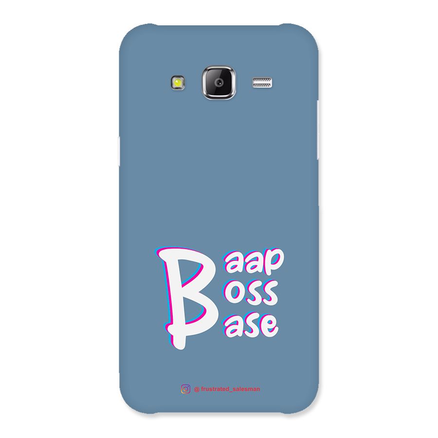Baap Boss Base SteelBlue Back Case for Samsung Galaxy J2 Prime