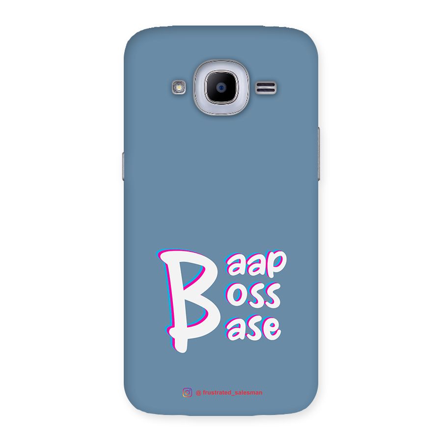 Baap Boss Base SteelBlue Back Case for Samsung Galaxy J2 Pro