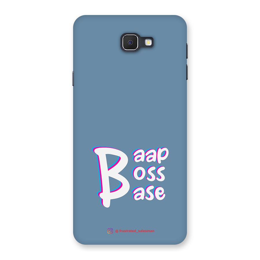 Baap Boss Base SteelBlue Back Case for Samsung Galaxy J7 Prime