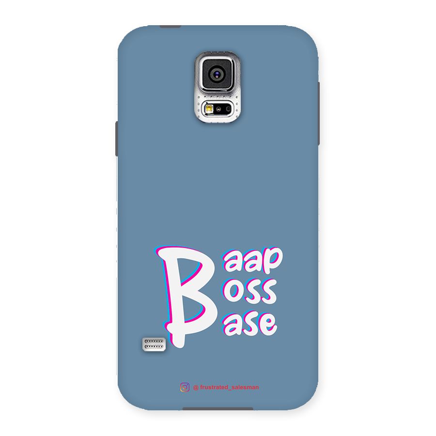 Baap Boss Base SteelBlue Back Case for Samsung Galaxy S5