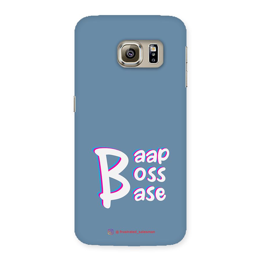 Baap Boss Base SteelBlue Back Case for Samsung Galaxy S6 Edge