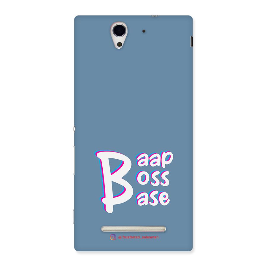 Baap Boss Base SteelBlue Back Case for Sony Xperia C3