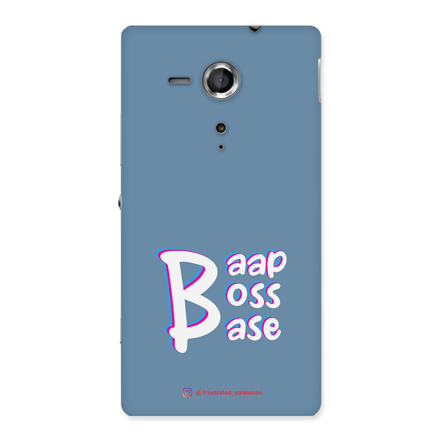 Baap Boss Base SteelBlue Back Case for Sony Xperia SP