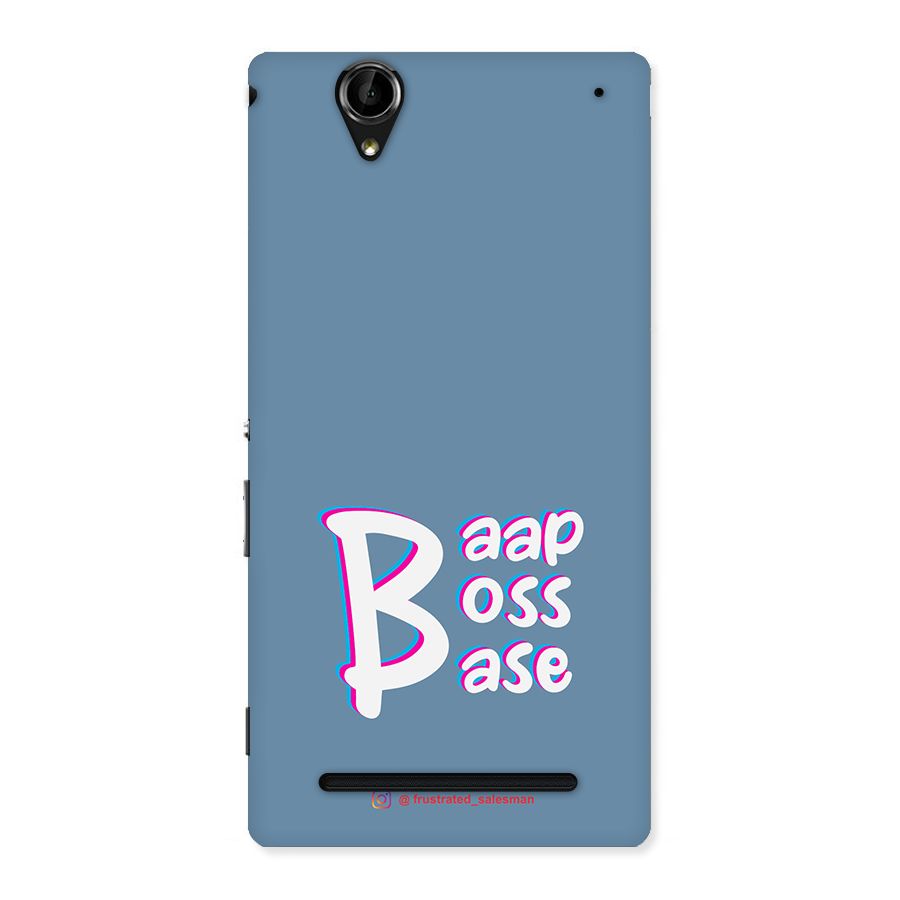 Baap Boss Base SteelBlue Back Case for Sony Xperia T2