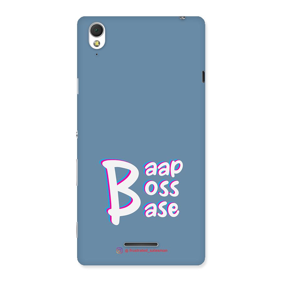 Baap Boss Base SteelBlue Back Case for Sony Xperia T3