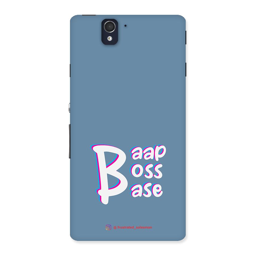 Baap Boss Base SteelBlue Back Case for Sony Xperia Z