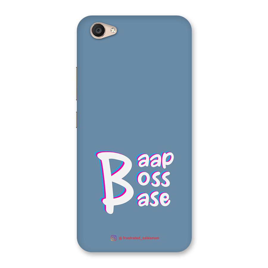 Baap Boss Base SteelBlue Back Case for Vivo V5 Plus