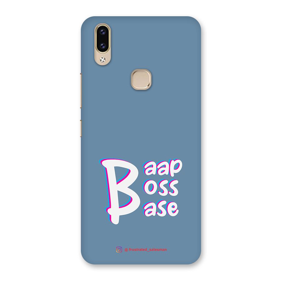 Baap Boss Base SteelBlue Back Case for Vivo V9 Youth