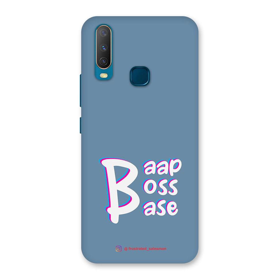 Baap Boss Base SteelBlue Back Case for Vivo Y11