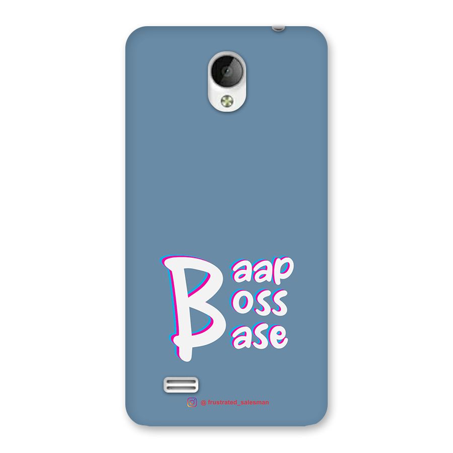 Baap Boss Base SteelBlue Back Case for Vivo Y21