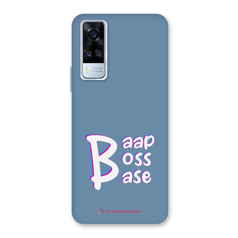 Baap Boss Base SteelBlue Back Case for Vivo Y31