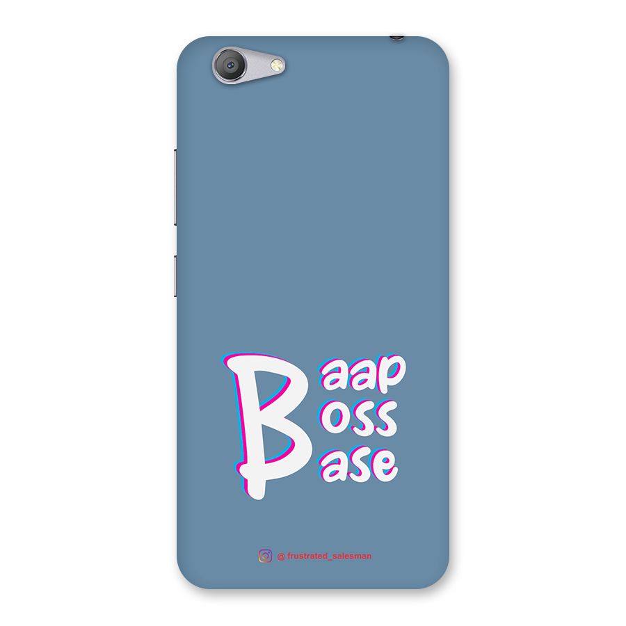 Baap Boss Base SteelBlue Back Case for Vivo Y53