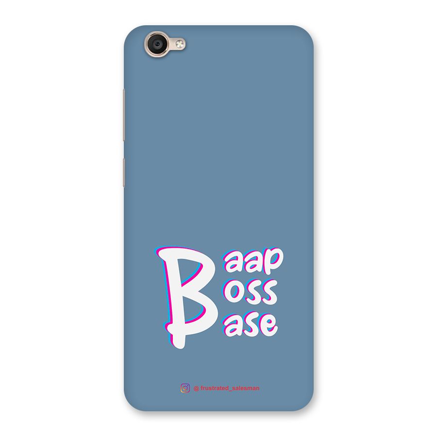 Baap Boss Base SteelBlue Back Case for Vivo Y55L