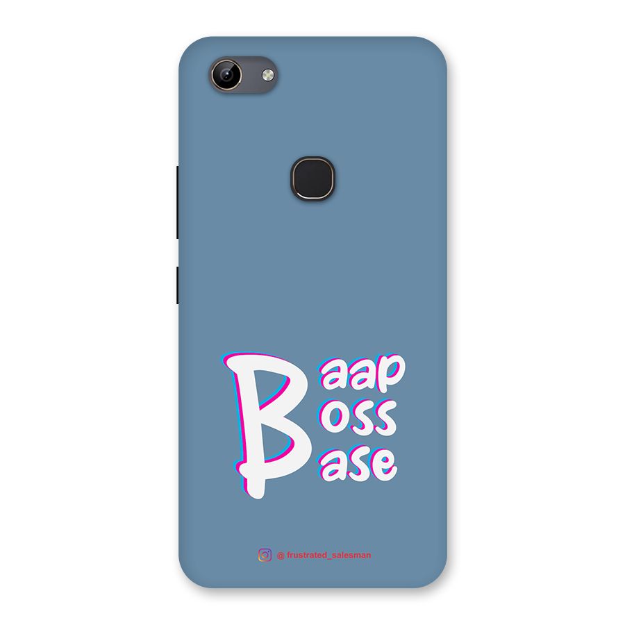 Baap Boss Base SteelBlue Back Case for Vivo Y81