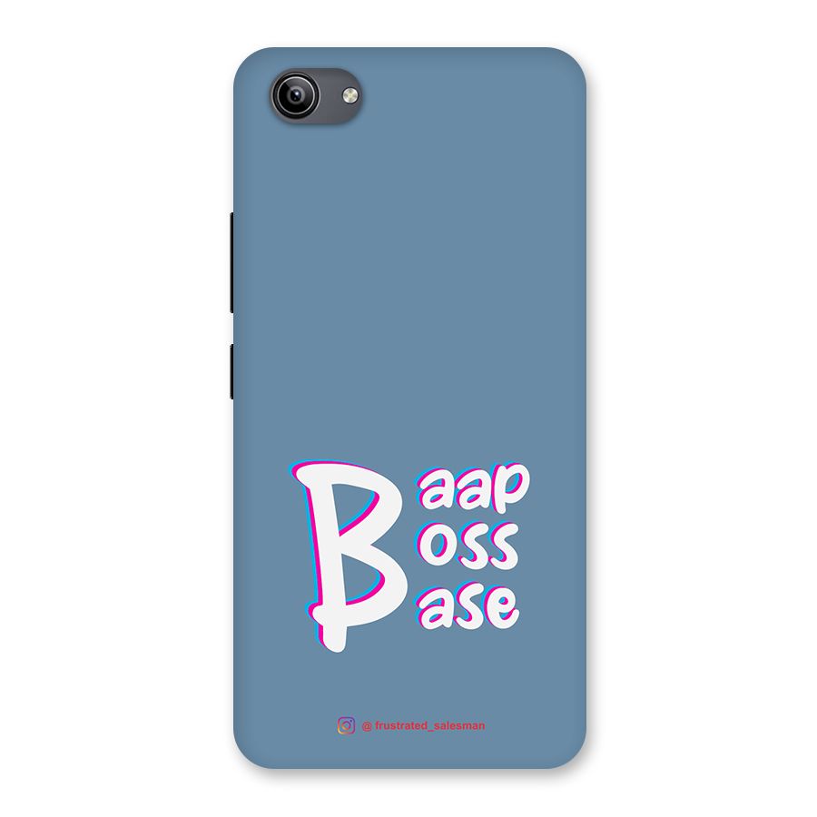 Baap Boss Base SteelBlue Back Case for Vivo Y81i