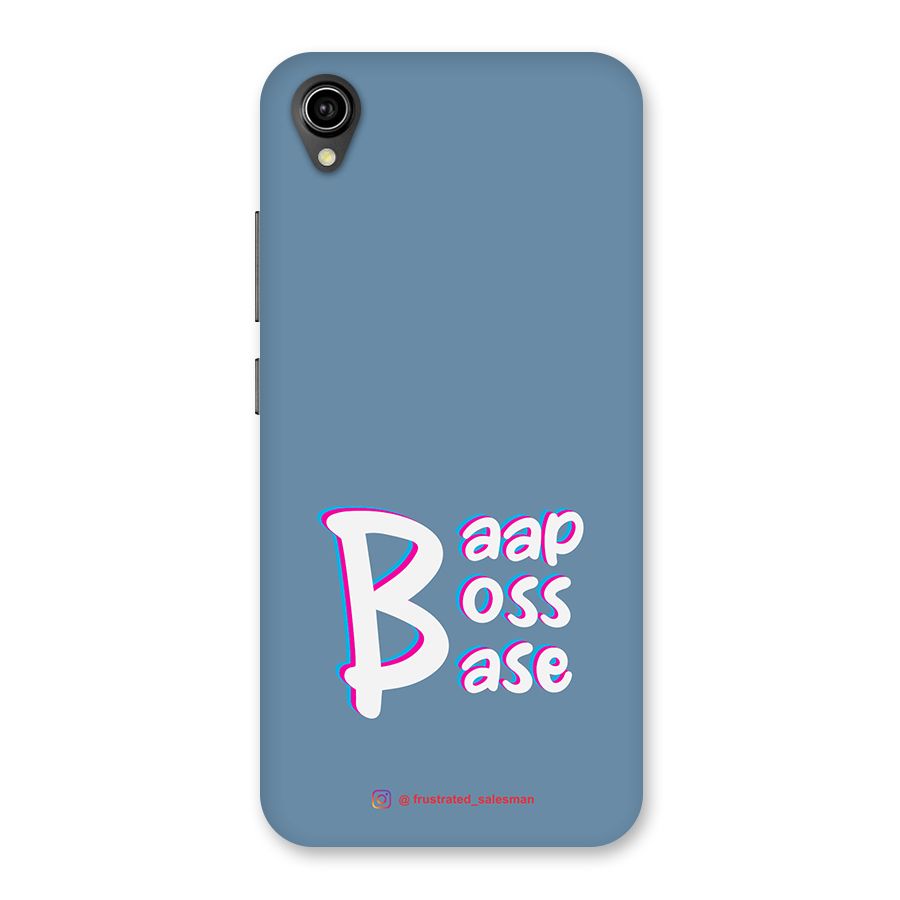 Baap Boss Base SteelBlue Back Case for Vivo Y90
