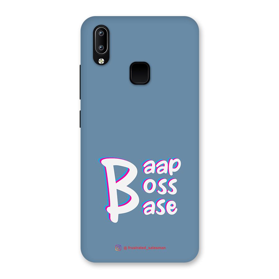 Baap Boss Base SteelBlue Back Case for Vivo Y93