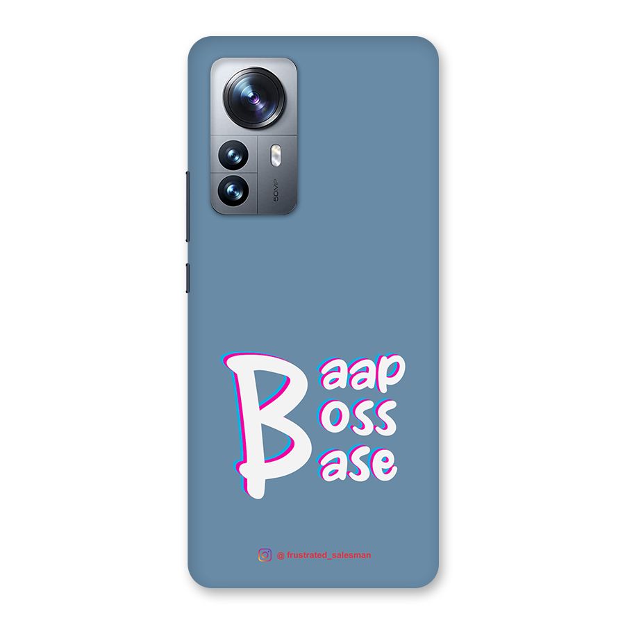 Baap Boss Base SteelBlue Back Case for Xiaomi 12 Pro