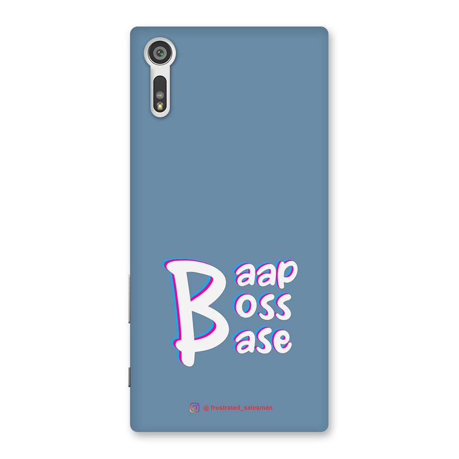 Baap Boss Base SteelBlue Back Case for Xperia XZ