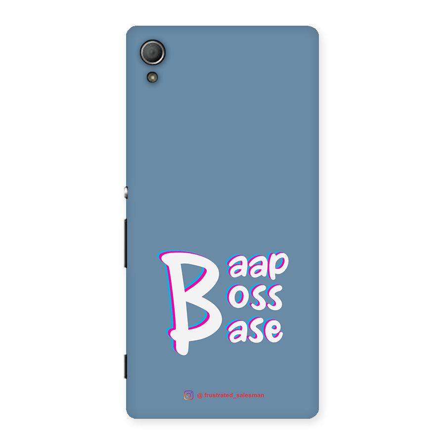 Baap Boss Base SteelBlue Back Case for Xperia Z4