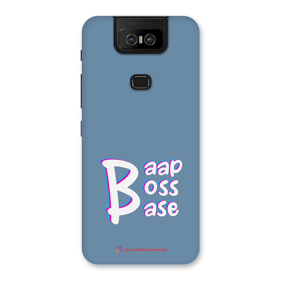 Baap Boss Base SteelBlue Back Case for Zenfone 6z